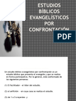 Estudios Bíblicos Evangelísticos Por Confrontación