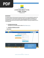 Revised Customs Help Tool User Guide - February 2017-2