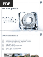 MAAG GEAR - Techinal and Commercial Considerations Related To The Cement Mill Production