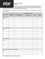 ELF Nalysis Orksheet Optional: Criteria Category Importance For High-Importance Areas