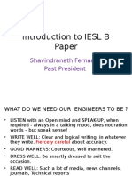 Introduction To IESL B Paper March 2016 Ruhuna