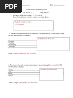 Unit 4 Study Guide Answer Key