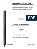 La Emergencia Del Psicoanalisis en Mexico 1910 A 1957df