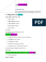 Model Verbs in English Very Important