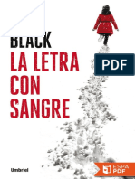 La Letra Con Sangre - Saul Black