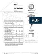 MCR22-6, MCR22-8 Sensitive Gate Silicon Controlled Rectifiers