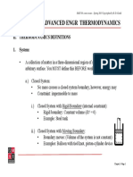 Advanced Engr Thermodynamics: II. Thermodynamics Definitions 1. System