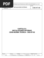 Capitulo 8 Instalaciones Internas Cens-Norma Técnica - Cns-nt-08