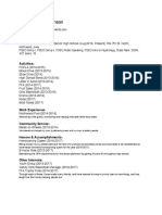 SR Resume Template 2017