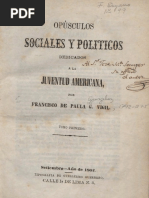 1862 Francisco de Paula González Vigil - Opúsculos Sociales y Políticos