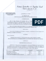 Acuerdo 36-2003 Aplicacion Del Reglamento 1118 Del Igss