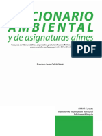 Diccionario Ambiental y de Asignaturas Afines