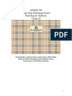 Aeshm 340 Burberry Final Report