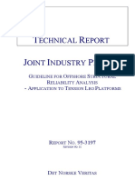 Guideline For Offshore Structural Reliability Analysis (Aplication To Tension Leg Platforms) DNV