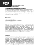 Fenómenos Perceptivos Asociados Al Color. Colores Fríos y Colores Cálidos.