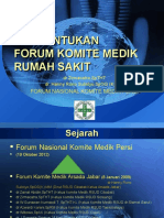 Pembentukan Forum Komite Medis Jabar Forum Komite Medis Nasional