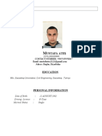 Mustafa ATES CV English