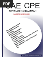 Advanced Grammar - Cae - Cpe