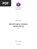 Renewable Energy Resources