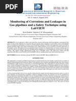 Monitoring of Corrosions and Leakages in Gas Pipelines and A Safety Technique Using Labview