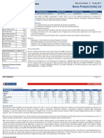 Banco Products (India) LTD: Retail Research