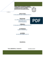 Mapa Conceptual Fundamentos Del Derecho Fiscal