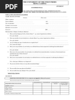 Admissions Medical Application