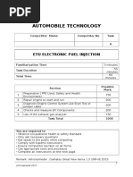 Automobile Technology: Etu Electronic Fuel Injection