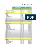 PQ - Fire Stopper Kendari (161 m2) : - Supervisor (1 Orang) - Site Manager (1 Orang) - Applikator (8 Orang)