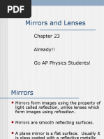 Chapter 23 - Mirrors and Lenses