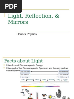 Honors Physics - Reflection and Mirrors