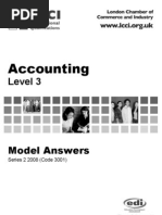 Accounting Level 3/series 2 2008 (Code 3001)