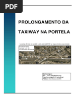 Aeroporto de Lisboa. Portela: Prolongar Taxiway