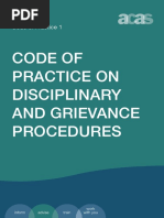 Acas Code of Practice 1 On Disciplinary and Grievance Procedures