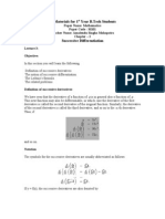 Btech 1st Sem: Maths: Successive Differentiation