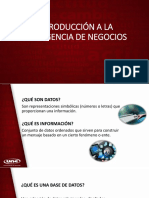 Unidad II. Introducción A La Inteligencia de Negocios