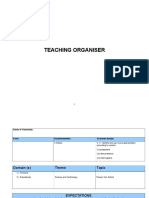 Teaching Organiser - Chapter 6 (Ready, Set, Action!)