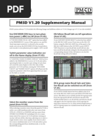 Yamaha PM5D Supplementary Manual