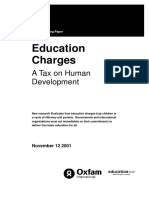 Education Charges: A Tax On Human Development