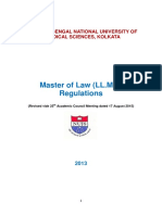 Nujs Regulations LLM 2013