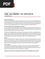 Summary TheAlchemyofFinance