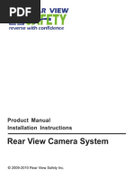 Rear View Safety Backup Camera System Instructions