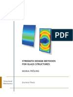 Strength Design Methods For Glass Structures