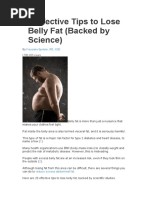 20 Effective Tips To Lose Belly Fat (Backed by Science) : Franziska Spritzler, RD, CDE