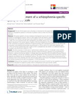 Qlis - Development of A Schizophrenia-Specific Quality-Of-Life Scale