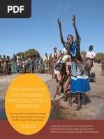 Facilitating Active Civic Engagement: From Consultation To Participation