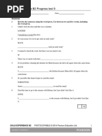 09 GXP B2 Progress Test 09