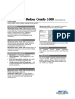 Basf Masterseal Below Grade 5500 Tds