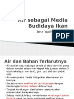 3 Air Sebagai Media Budidaya Ikan