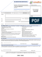 Emudhra Class2 Class3 Individual Digital Signature Form